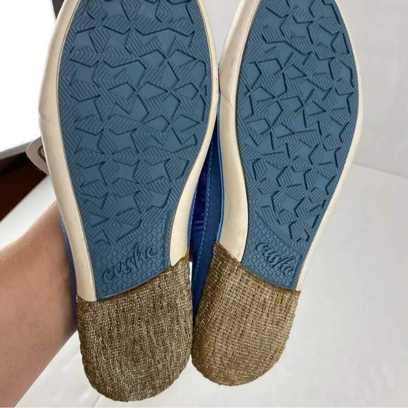 Cushe Womens 6 Hoffman Collection Ropewalk Blue Blue Watercolor Flats - Picture 5 of 6